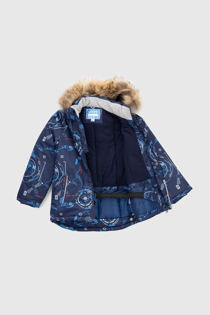 Фото Куртка зимова для хлопчика Snowgenius H35-021 128 см Темно-синій (2000990062628W)