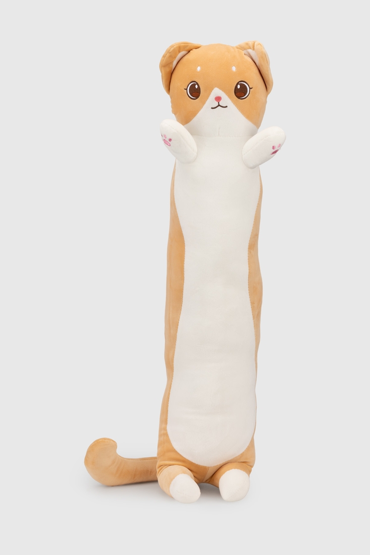 Фото М'яка іграшка-обіймашка Кіт батон 100 см JR62133 Бежевий (2002014842513)