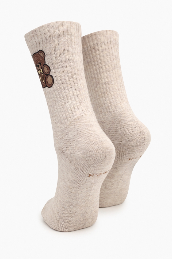 Фото Шкарпетки жіночі PierLone K2402 35-40 Світло-бежевий (2000989500018A)