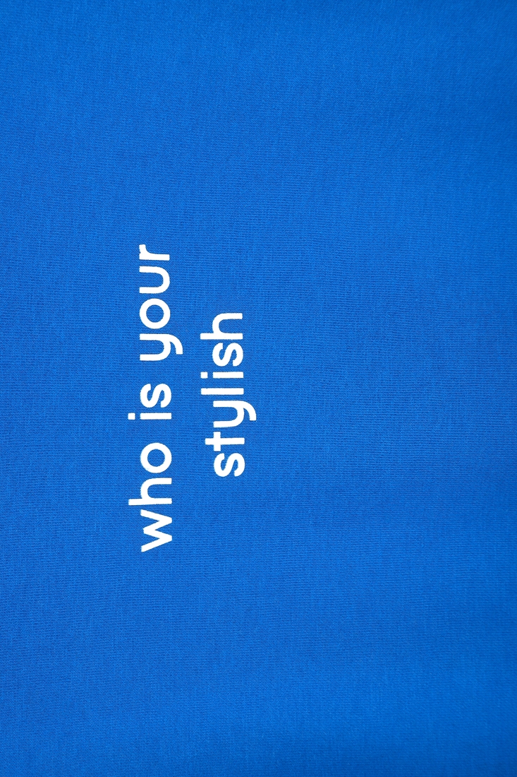 Фото Світшот жіночий з принтом MMS 2012011 S Синій (2000989492474D)