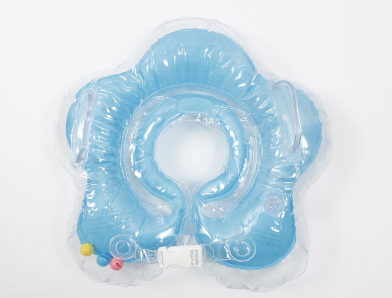 Фото Круг для купания младенцев голубой LN-1560 (8914927015608)