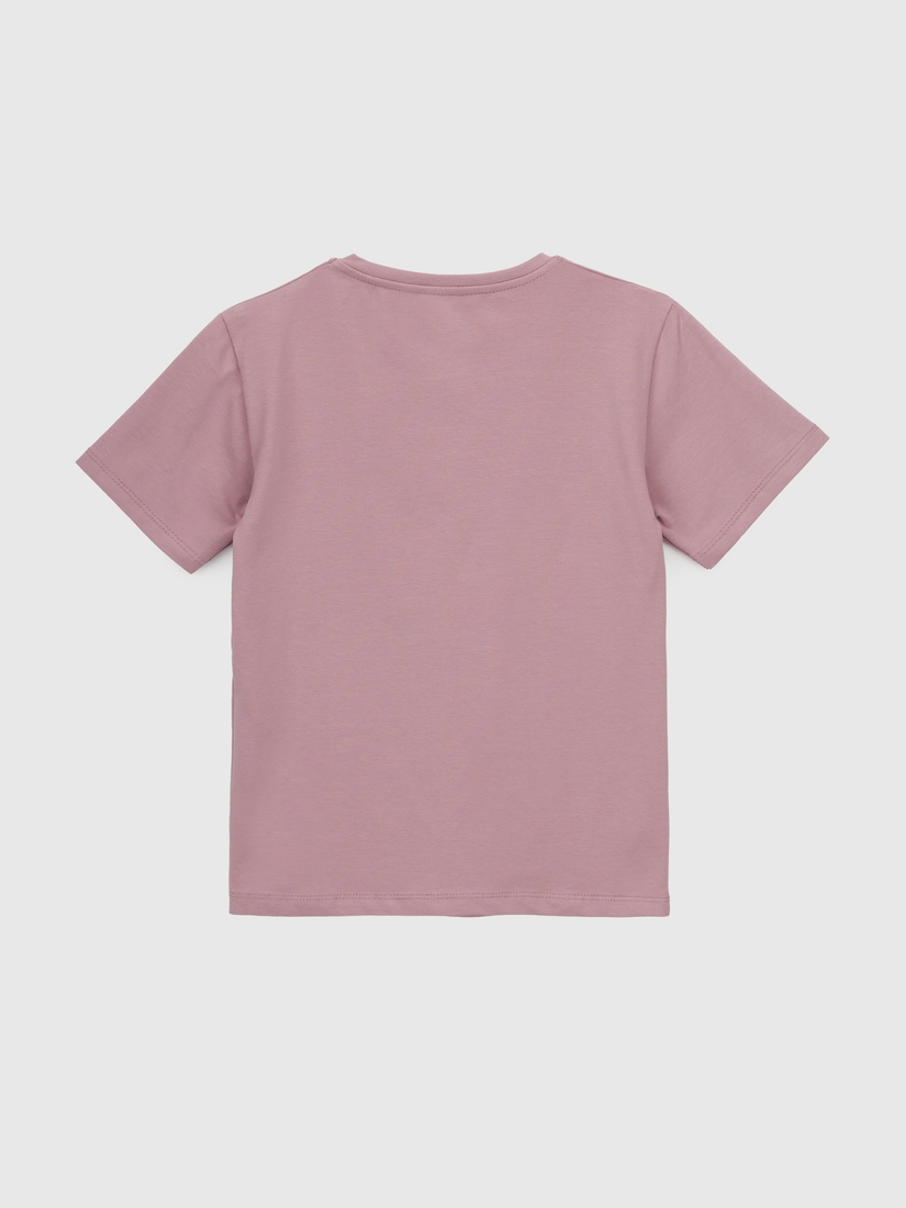 Фото Костюм футболка+штани для дівчинки Atabey 10532 134 см Темно-пудровий (2000990478252S)