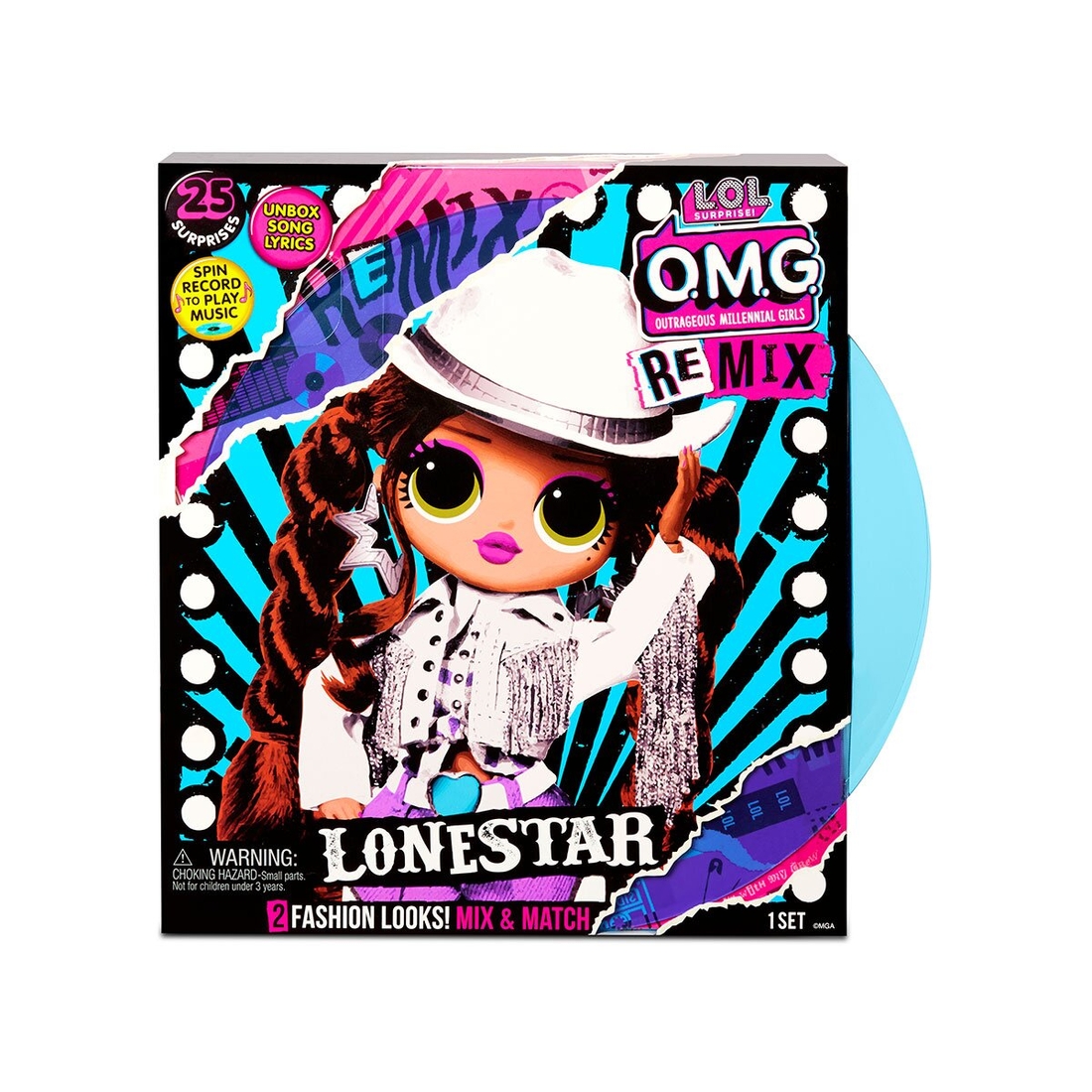 Фото Игровой набор с куклой L.O.L. Surprise! серии O.M.G. Remix - Леди-кантри (567233)