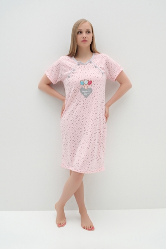 Фото Ночная рубашка Sendi 3161 XL Рожевий (2000989072126A)