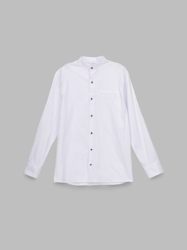Фото Рубашка однотонная для мальчика Redpolo 1711-1 164 см Белый (2000990387998D)