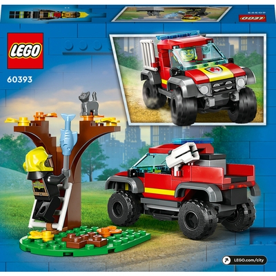 Конструктор LEGO City Пожежно-рятувальний позашляховик 60393 (5702017416588)
