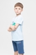 Костюм для хлопчика Breeze 0814 футболка + шорти 92 см Блакитний (2000989621232S) Фото 2 з 14