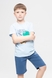 Костюм для хлопчика Breeze 0814 футболка + шорти 116 см Блакитний (2000989621270S) Фото 3 з 14