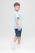 Костюм для хлопчика Breeze 0814 футболка + шорти 116 см Блакитний (2000989621270S) Фото 5 з 14