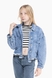 Куртка джинсова для дівчинки PPS472 176 см Синій (2000989896524D) Фото 1 з 12