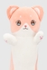 Мягкая игрушка-обнимашка Кот батон 100 см JR62133 Розовый (2000990684226) Фото 2 из 4