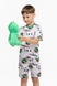 Пижама для мальчика MI & MI AGR 140 см Серо-зеленый (2000989708612A)(SN) Фото 2 из 14