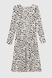Сукня з візерунком жіноча LAWA CTM WTC02307 2XL Чорно-білий (2000989924579S)(LW) Фото 10 з 16