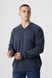 Пуловер однотонный мужской Akin Trico 1127 6XL Синий (2000990009975D) Фото 1 из 10
