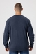 Пуловер однотонний чоловічий Akin Trico 1127 3XL Синій (2000990009944D) Фото 4 з 10