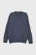 Пуловер однотонний чоловічий Akin Trico 1127 3XL Синій (2000990009944D) Фото 6 з 10