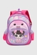 Рюкзак дошкільний для дівчинки Z023 Рожевий (2000990628244A) Фото 2 з 9