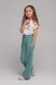 Спортивні штани палаццо для дівчинки Atabey 10010-2 128 см Зелений (2000989478058D) Фото 2 з 12