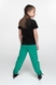 Спортивні штани однотонні прямі для дівчинки SAFARI 60187 116 см Зелений (2000989505860D) Фото 7 з 12