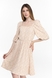 Сукня з візерунком жіноча Firesh 8024 XL Бежевий (2000989781219S) Фото 1 з 11