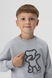 Світшот з принтом для хлопчика First Kids 3126 110 см Сірий (2000989935063D)