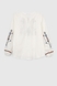 Вышиванка рубашка с принтом женская Park karon 23150 40 Белый (2000990154316A) Фото 9 из 13