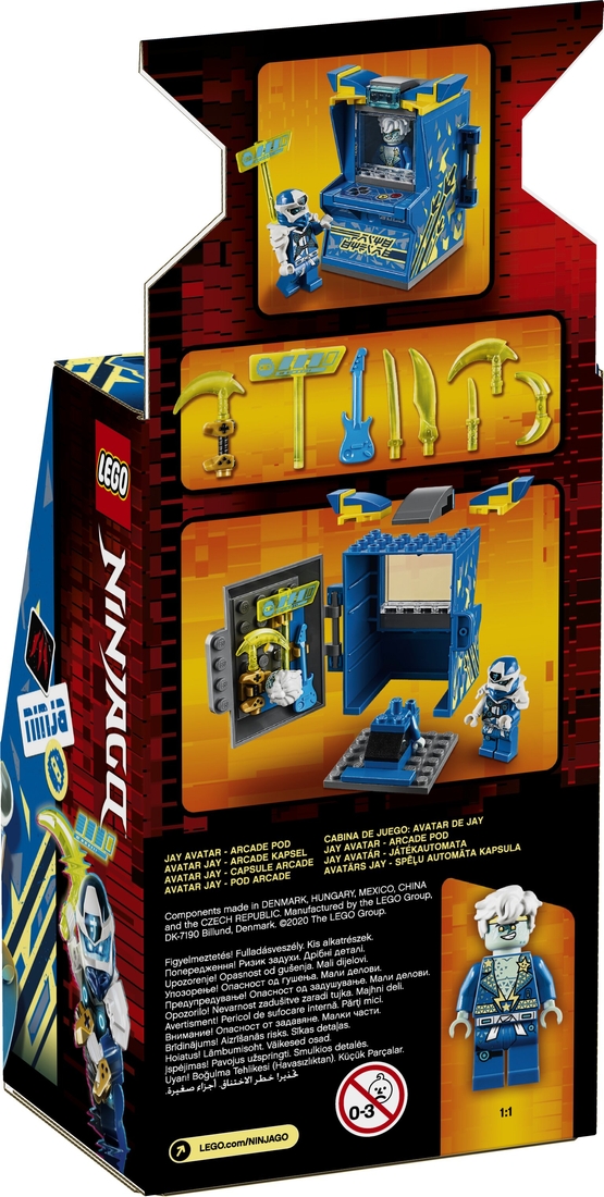 Фото Конструктор LEGO Ninjago Аватар Джея - ігровий автомат (71715)