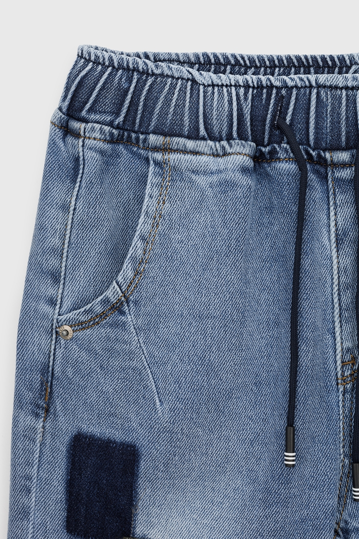 Фото Капри джинсовые для мальчика MOYABERLA 0005 158 см Голубой (2000990333797S)
