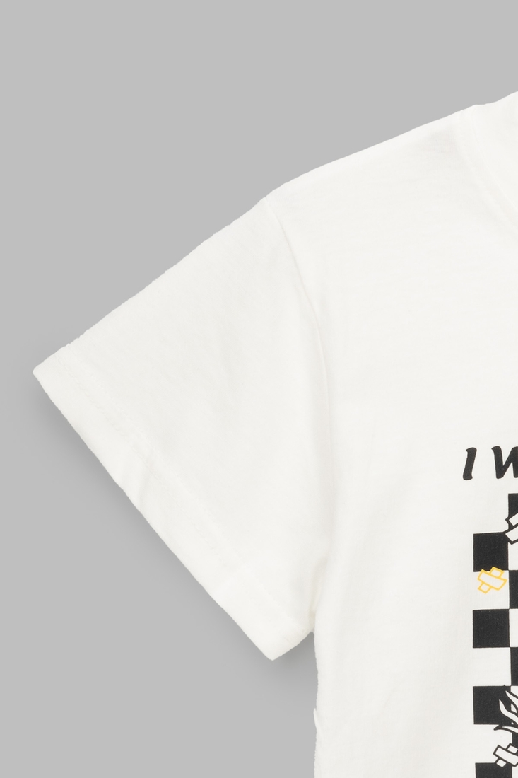Фото Костюм футболка+шорти для хлопчика Kai-Kai 2258-81854 110 см Білий (2000990466853S)