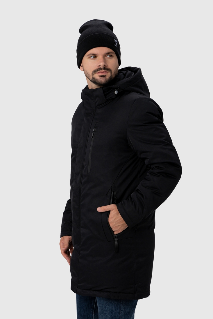 Фото Куртка зимова чоловіча 666-7 L Чорний (2000989890300W)