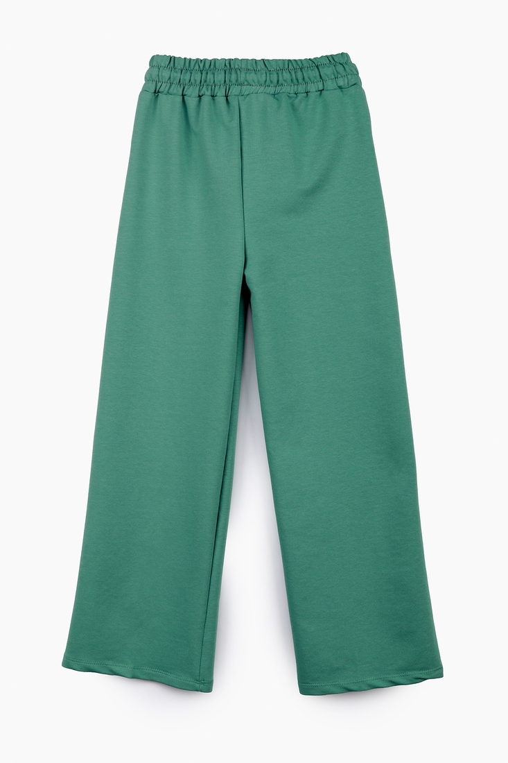 Фото Спортивные штаны палаццо для девочки Atabey 10010-2 146 см Зеленый (2000989478133D)