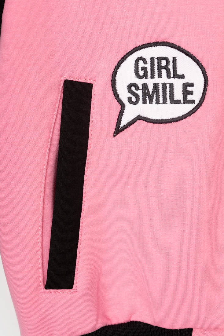 Фото Спортивний костюм для дівчинки S&D 6939 толстовка + штани 146 см Рожевий (2000989917205D)