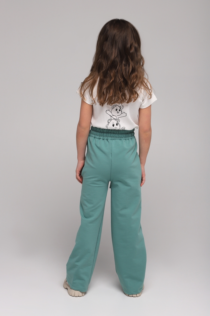 Фото Спортивні штани палаццо для дівчинки Atabey 10010-2 146 см Зелений (2000989478133D)