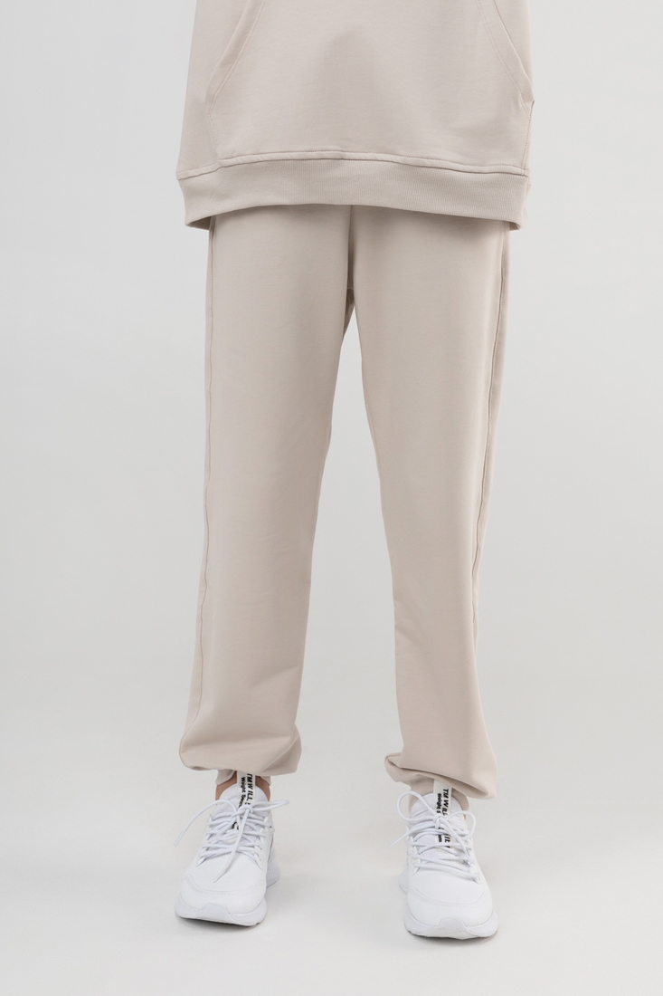 Фото Спортивный костюм (кофта, штаны) для девочки Viollen 2190 164 см Светло-бежевый (2000990040558D)