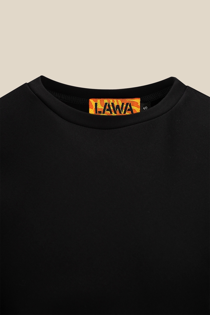 Фото Сукня однотонна жіноча LAWA WTC02344 2XL Чорний (2000990218384D)(LW)