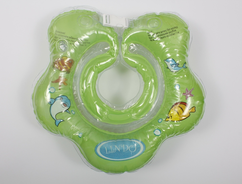 Фото Круг для купания младенцев зеленый LN-1561 (8914927015615)