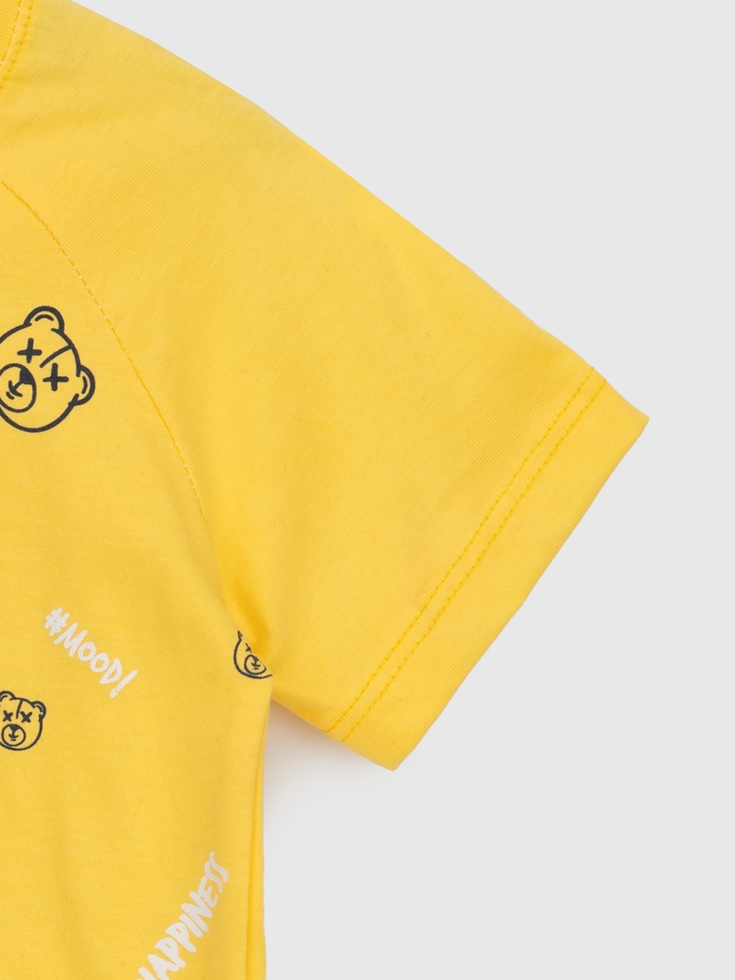 Фото Костюм футболка+шорты для мальчика Baby Show 863 86 см Желтый (2000990584083S)