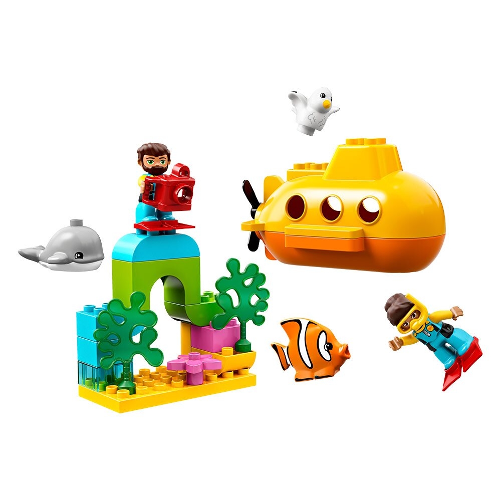 Фото Конструктор LEGO DUPLO Приключения на подводной лодке (10910)