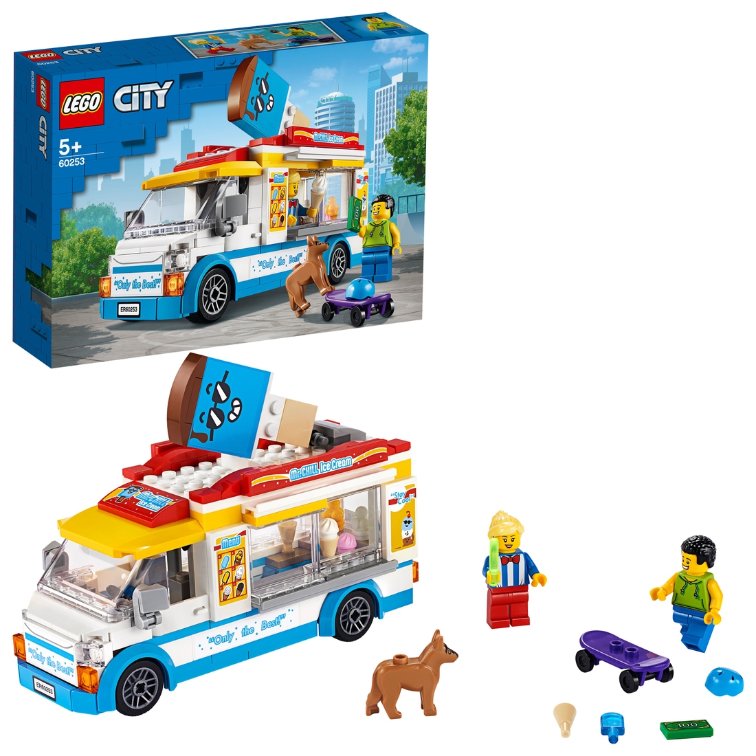 Фото Конструктор LEGO City Грузовик мороженщика (60253)