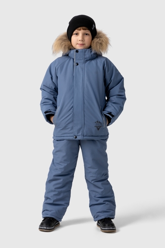 Фото Комбінезон для хлопчика Snowgenius H38-08 куртка + штани на шлейках 116 см Синій (2000989630753W)