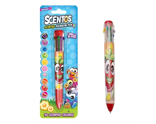 Багатобарвна ароматна кулькова ручка Scentos 11637-1 Пасхальні фарби 10 кольорів (6900006634855)