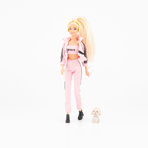 Фото Кукла с животным и аксессуарами SH207-3 29 см Розовый (2000989727316)