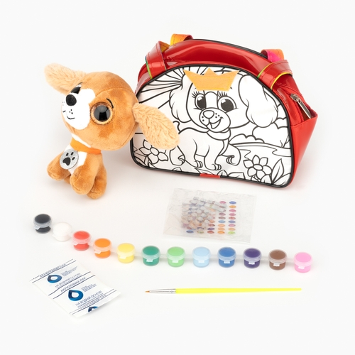 Фото Набір креативної творчості "ROYAL PETS " сумочка з собачками Danko Toys RP-01-03 Жовтий (2000989844884)