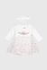 Бодi-сукня святкова Mini born 3325 56 см Молочний (2000990265111A) Фото 3 з 8