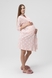 Халат для беременных Fleri 2008 3XL Розовый (2000989926559А) Фото 1 из 9
