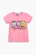 Костюм для девочки (футболка+Велотреки) Baby Show 16141-1 128 Розовый (2000989457466S) Фото 6 из 12