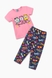 Костюм для девочки (футболка+Велотреки) Baby Show 16141-1 128 Розовый (2000989457466S) Фото 5 из 12