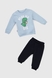Костюм малявка(світшот+штани) для хлопчика Baby Show 1105 74 см Блакитний (2000990120946W) Фото 1 з 13