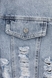 Куртка джинсова жіноча Noa Noa 9671 L Блакитний (2000989947127D) Фото 11 з 14