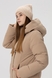 Куртка зимова жіноча Towmy 3936 2XL Бежевий (2000989856672W) Фото 4 з 17